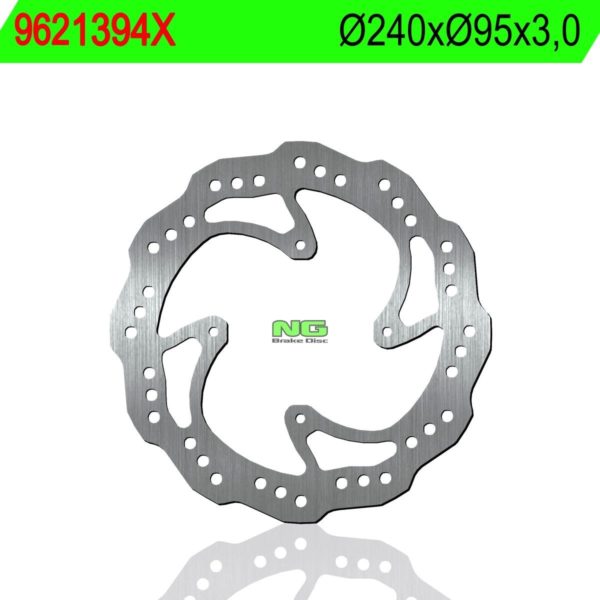 Disco de freno NG ondulado 9621394X Ø240 x Ø95 x 3