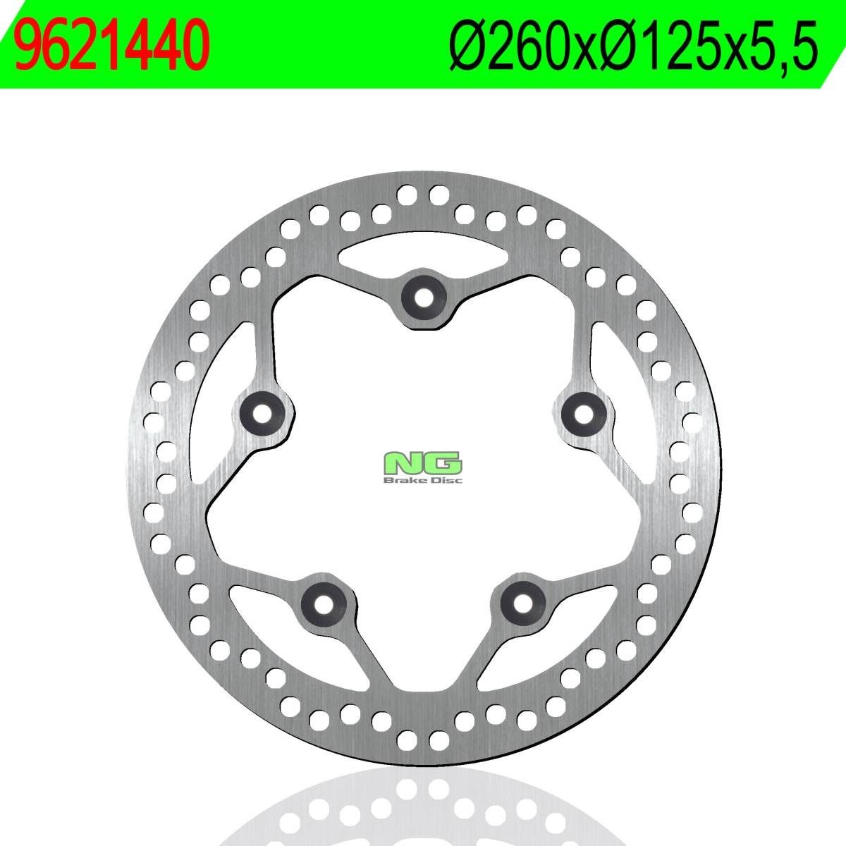 Disco de freno NG 1440 Ø260 x Ø125 x 5,5