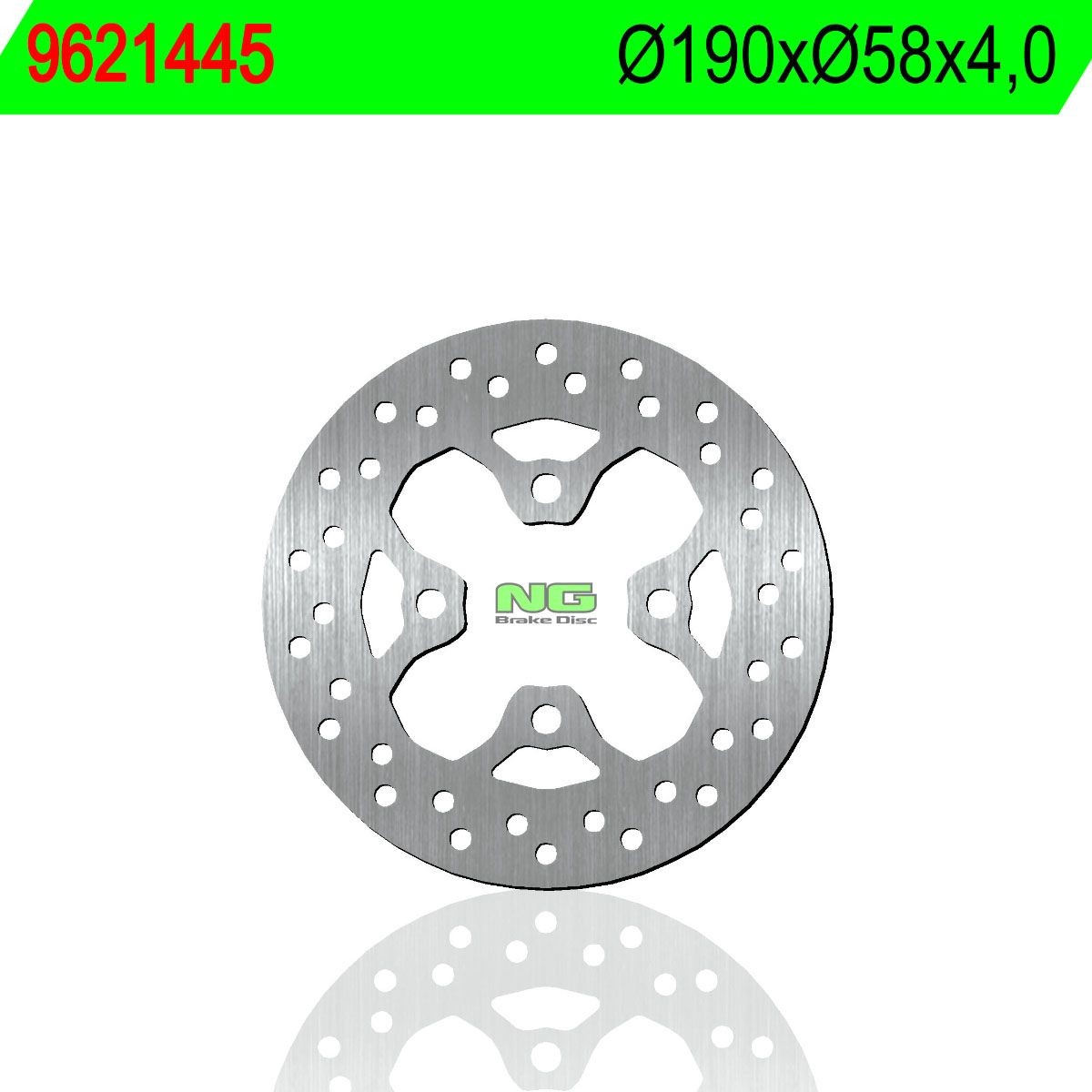 Disco de freno NG 1445 Ø190 x Ø58 x 4