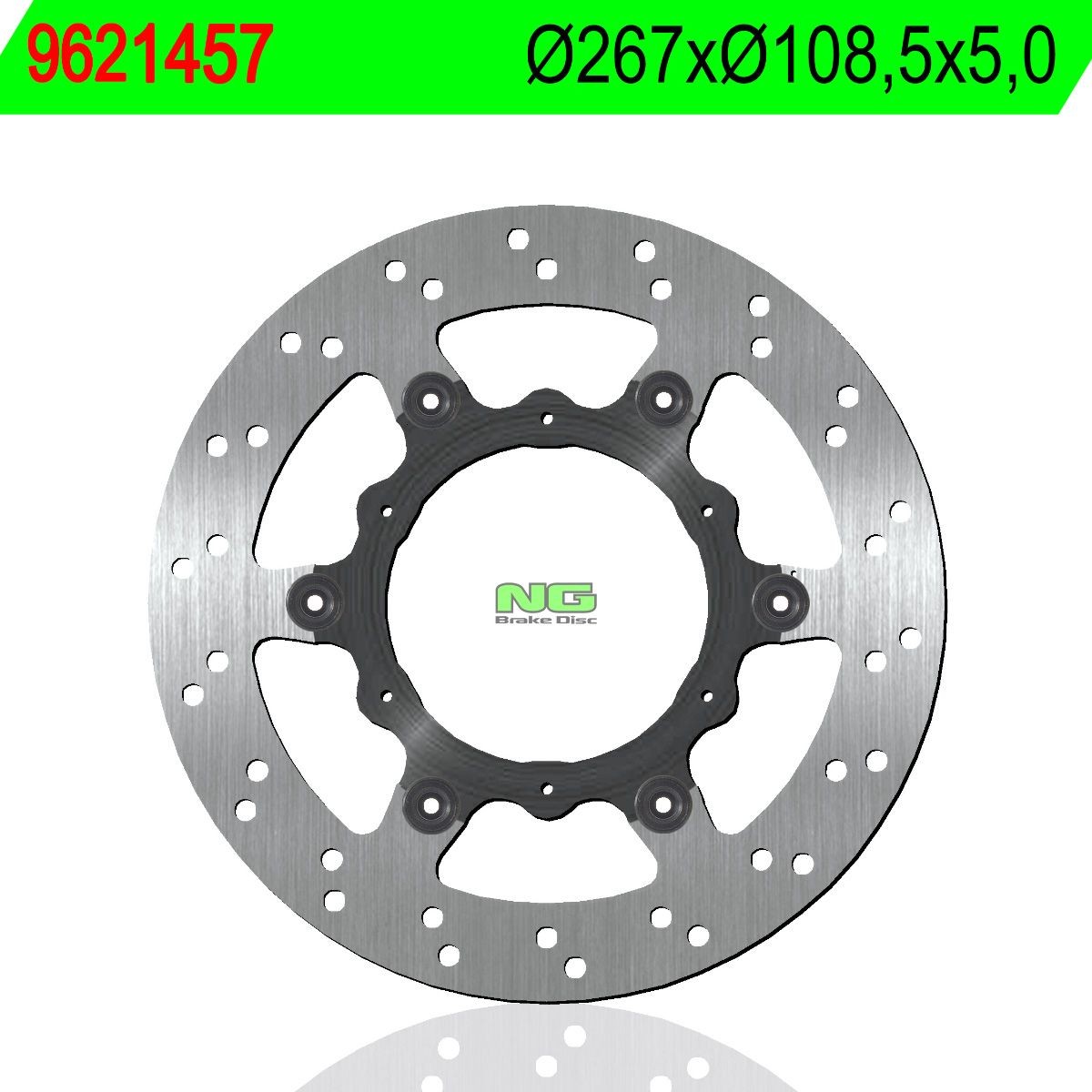 Disco de freno NG flotante 1457 Ø320 x Ø138 x 5