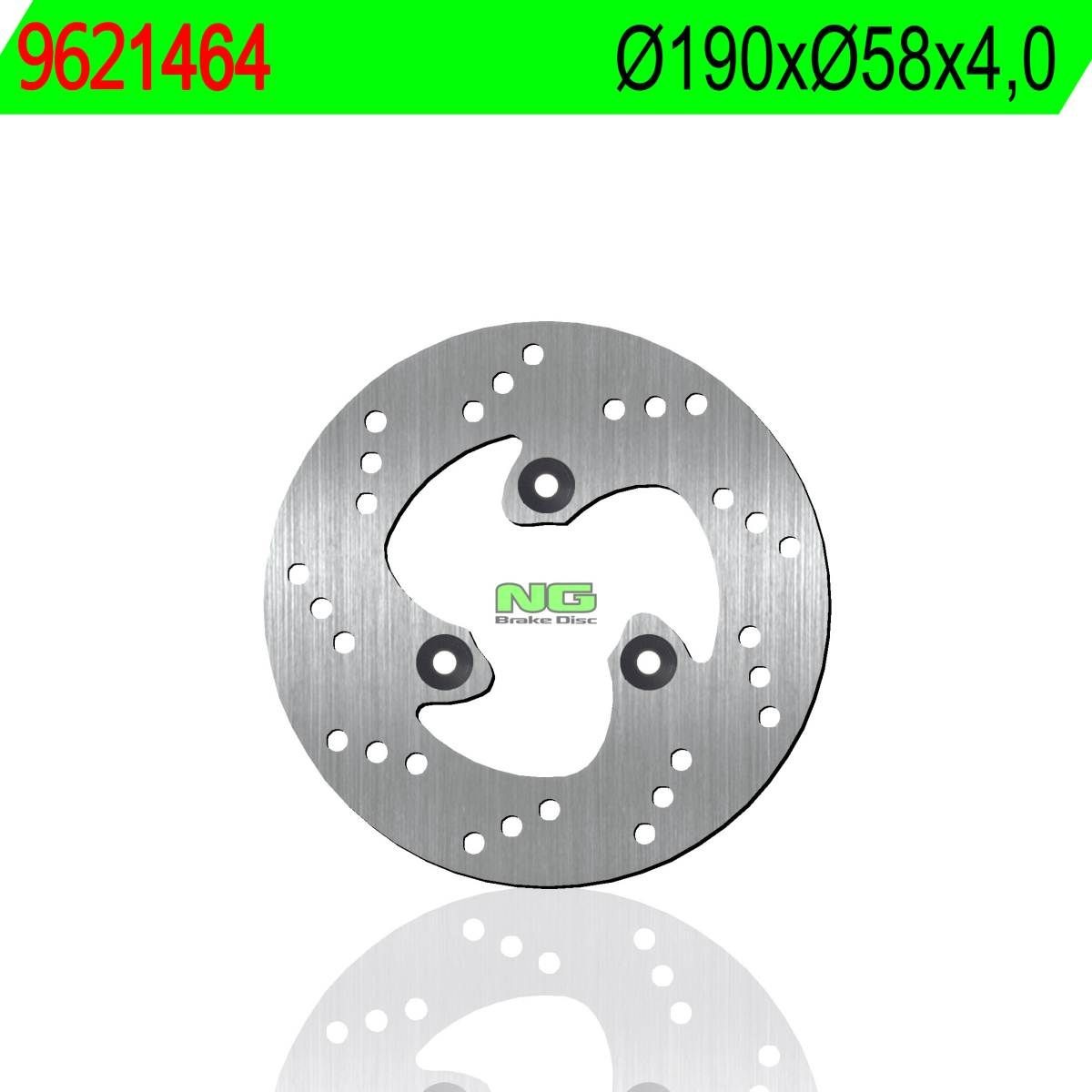 Disco de freno NG 1464 Ø190 x Ø58 x 4