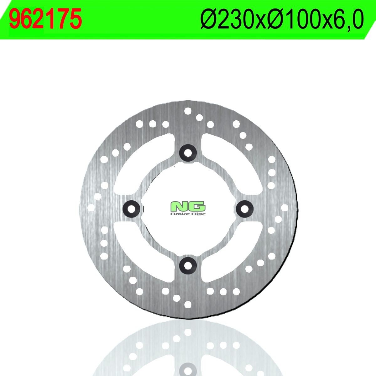 Disco de freno NG 175 Ø230 x Ø100 x 6