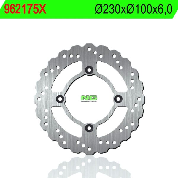 Disco de freno NG ondulado175X Ø230 x Ø100 x 6
