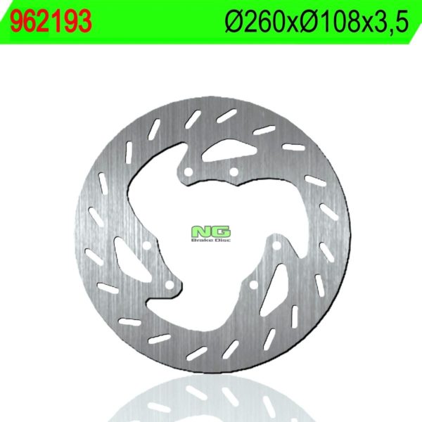 Disco de freno NG 193 Ø260 x Ø108 x 3.5