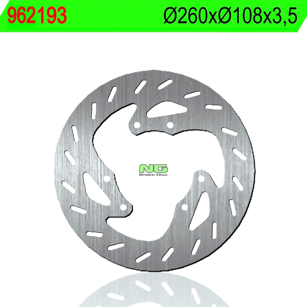 Disco de freno NG 193 Ø260 x Ø108 x 3.5