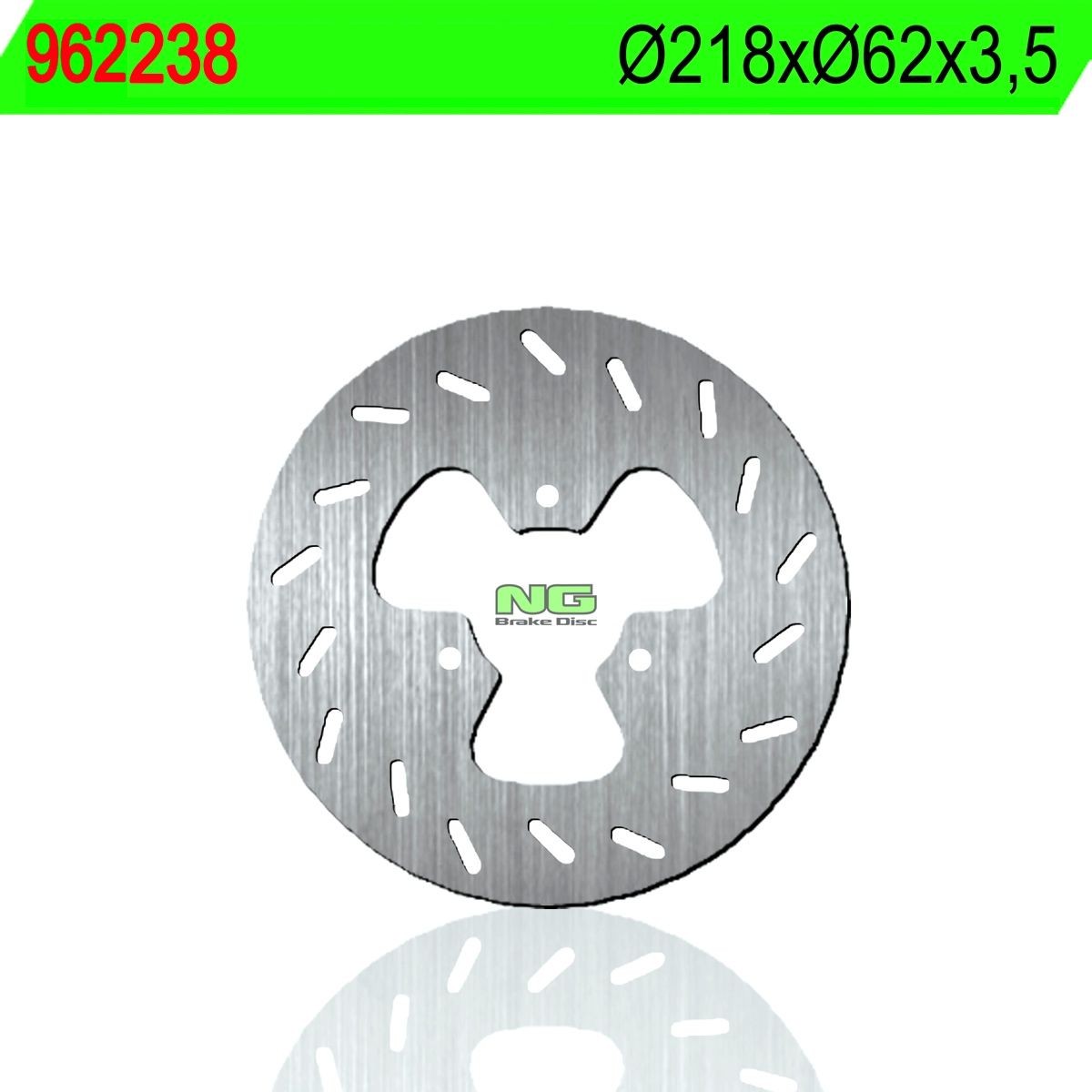 Disco de freno NG 238 Ø218 x Ø62 x 3.5