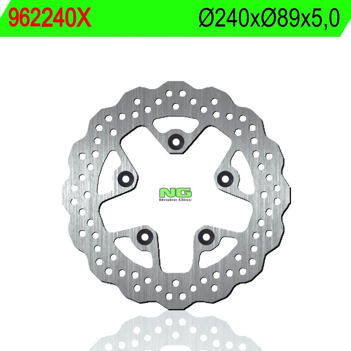 Disco de freno NG ondulado240X Ø240 x Ø89 x 5