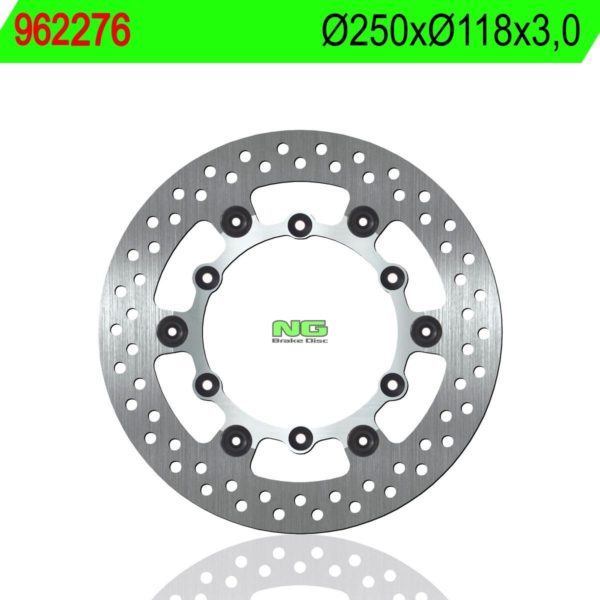 Disco de freno NG 276 Ø250 x Ø118 x 3