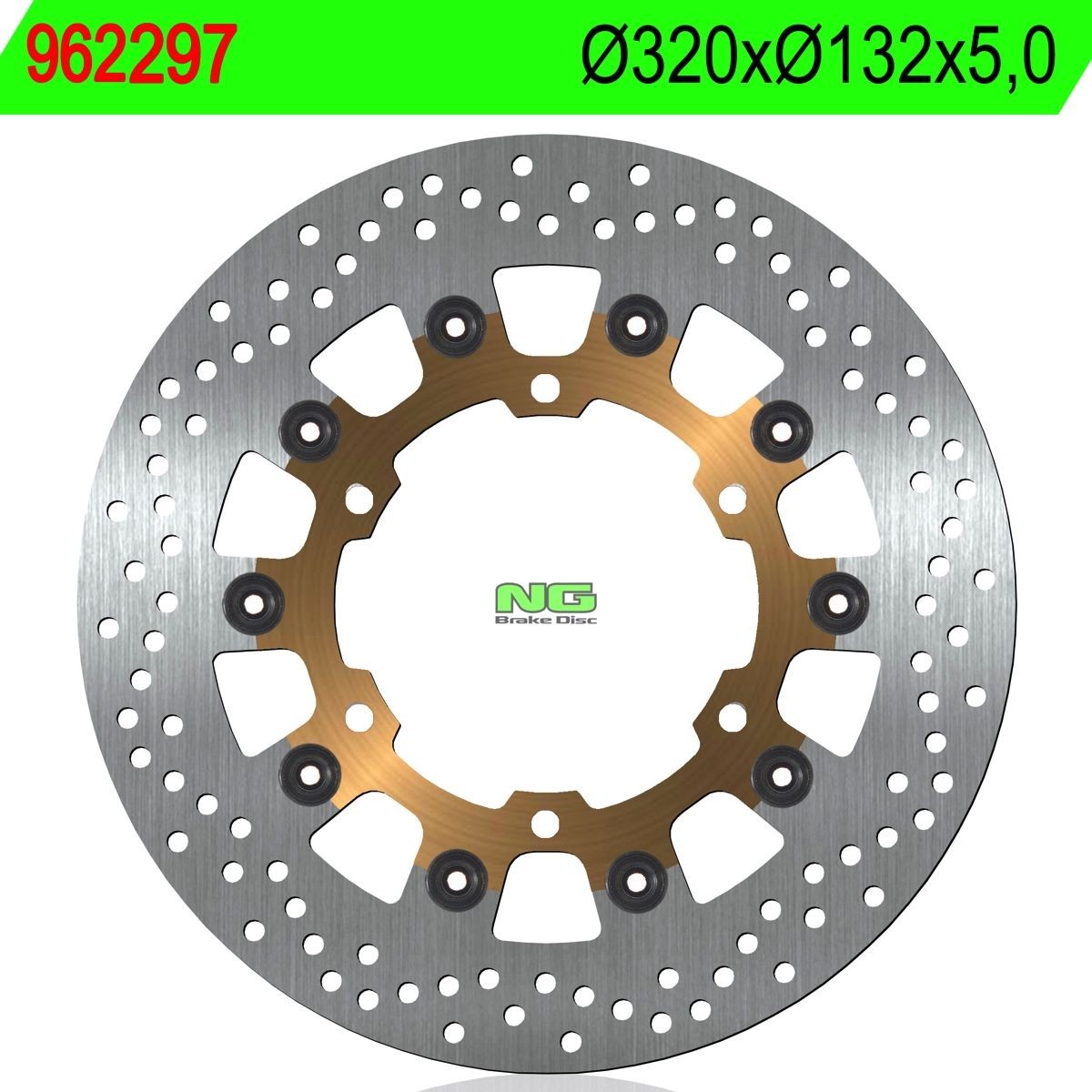 Disco de freno NG 297 Ø320 x Ø132 x 5
