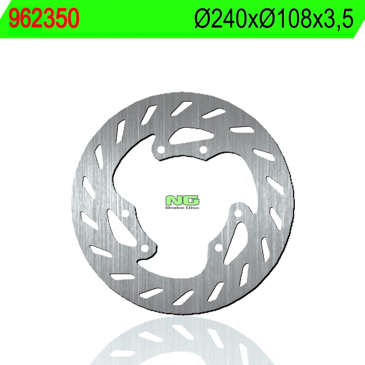 Disco de freno NG 350 Ø240 x Ø108 x 3.5