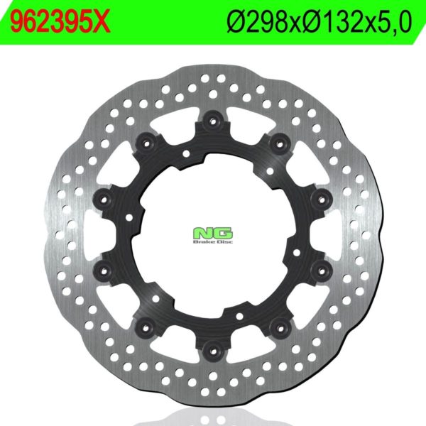 Disco de freno NG ondulado 395X Ø298 x Ø132 x 5