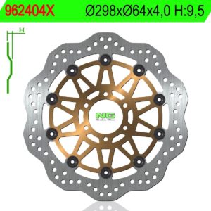 Disco de freno NG ondulado 404X Ø298 x Ø64 x 4
