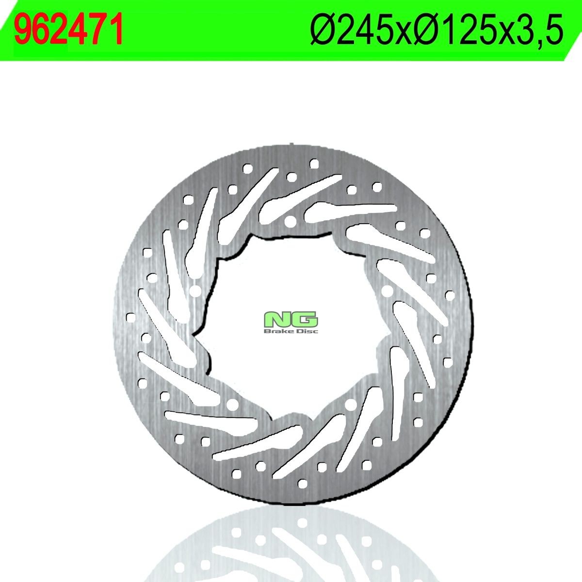 Disco de freno NG 471 Ø245 x Ø125 x 3.5