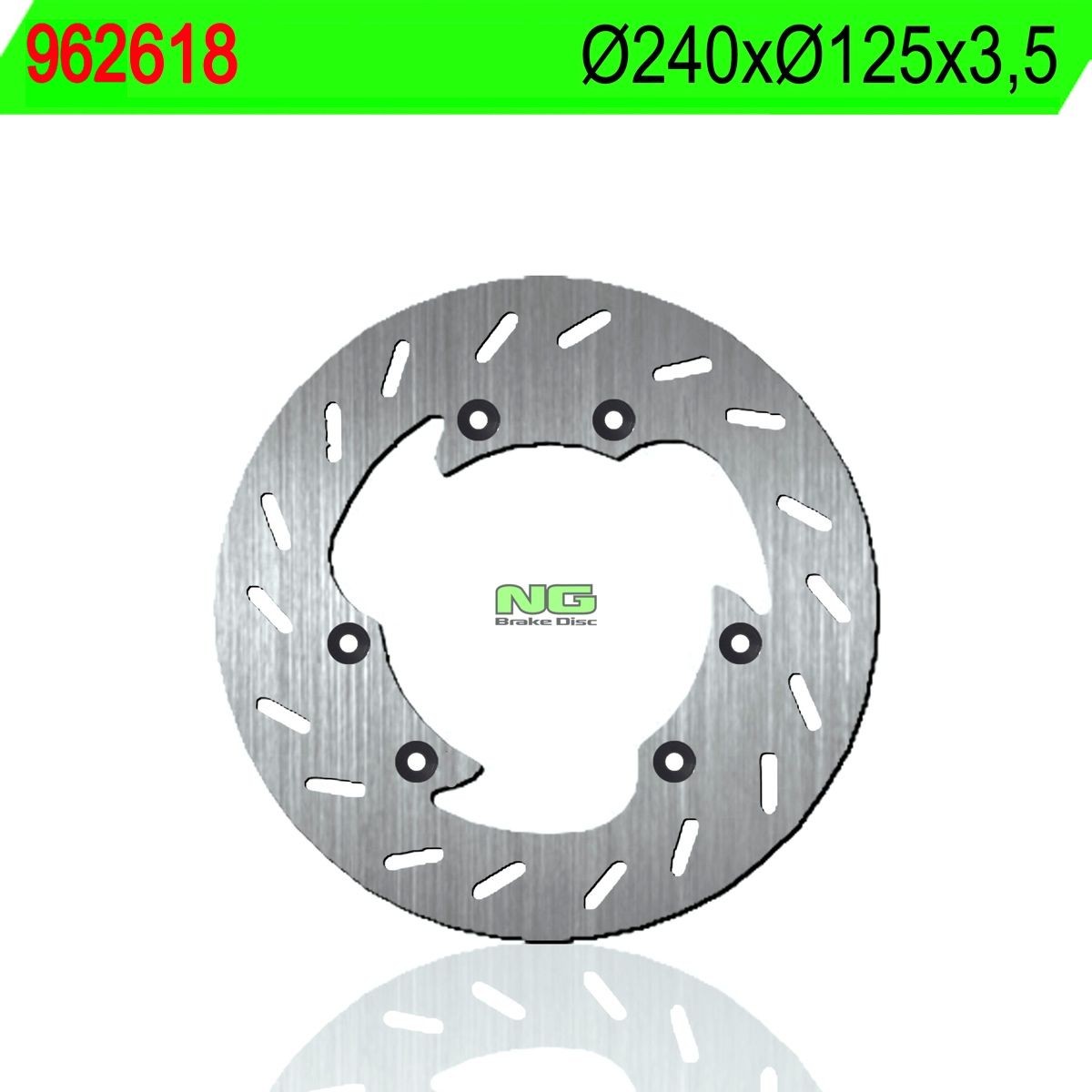 Disco de freno NG 618 Ø240 x Ø125 x 3.5
