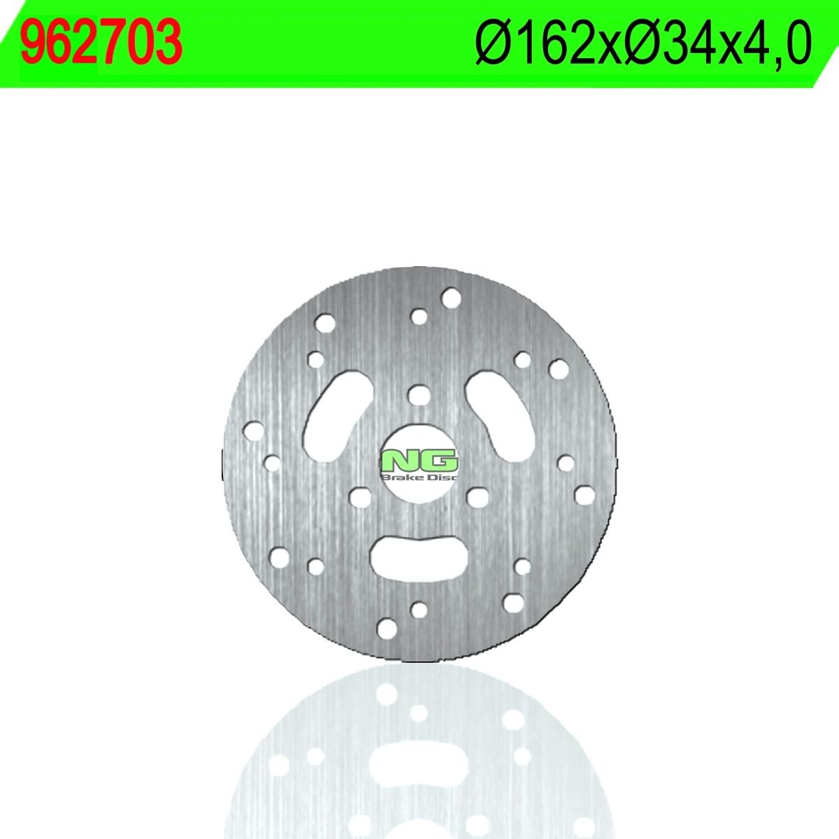 Disco de freno NG 703 Ø162 x Ø34.2 x 4