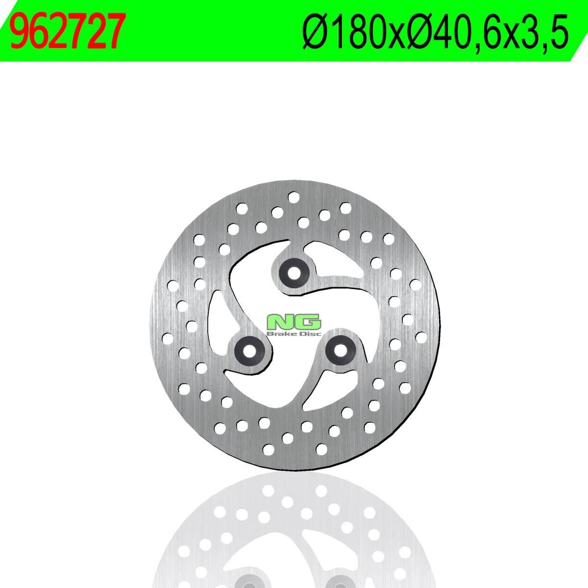 Disco de freno NG 727 Ø180 x Ø40,6 x 3,5