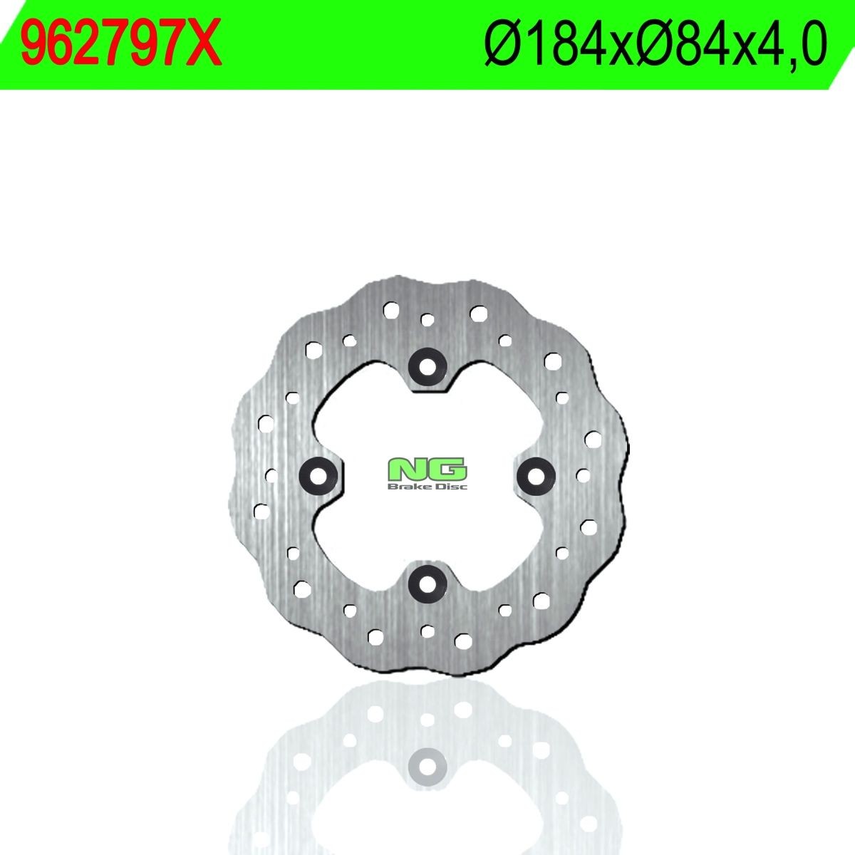 Disco de freno NG ondulado 797X Ø184 x Ø84 x 4