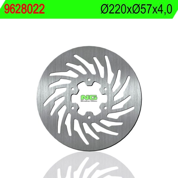 Disco de freno NG 8022 Ø220 x Ø57 x 4