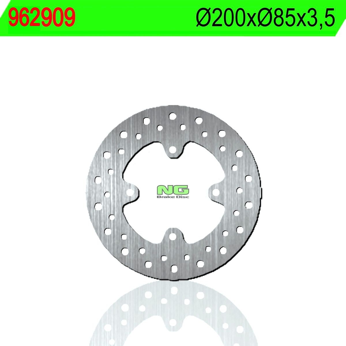 Disco de freno NG 909 Ø200 x Ø85 x 3.5