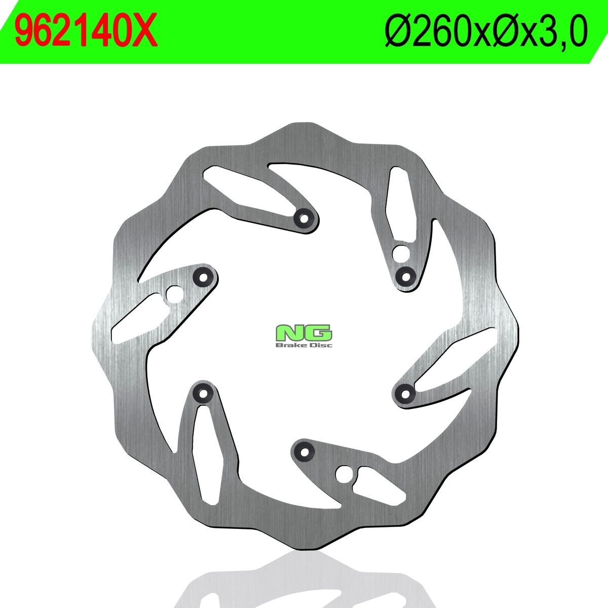 Disco de freno NG ondulado 140X Ø260 x 3