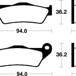 Pastillas de freno sinterizadas Brembo 07BB04SD