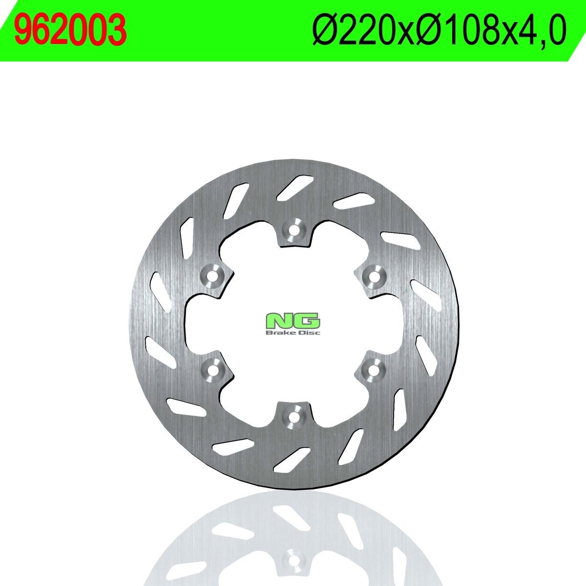Disco de freno NG 003 Ø220 x Ø108 x 4