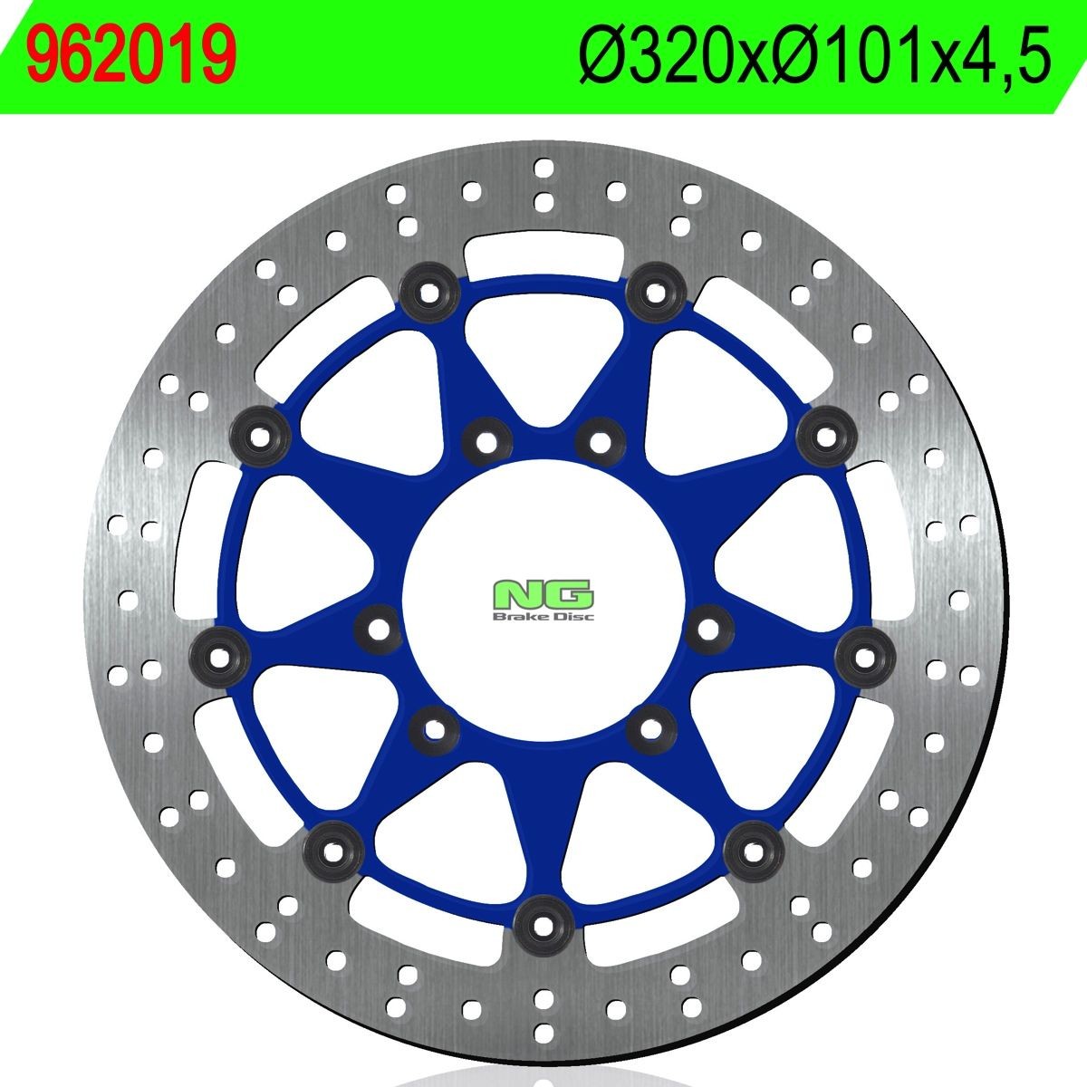 Disco de freno NG 019 Ø319.5 x Ø101 x 4.5