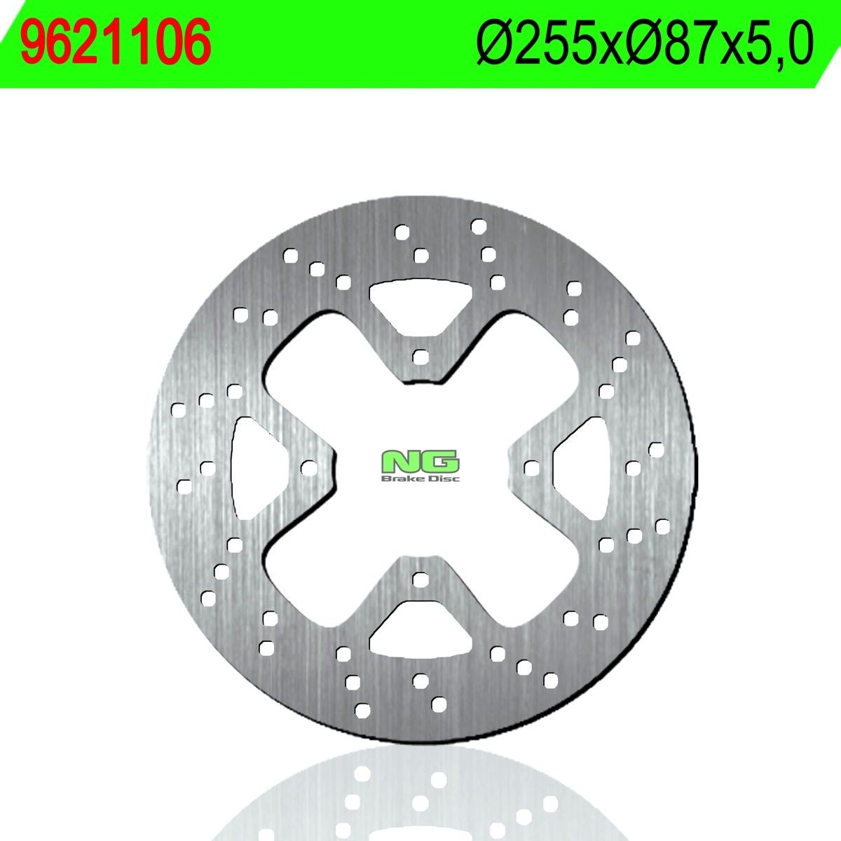 Disco de freno NG 1106 Ø255 x Ø87 x 5