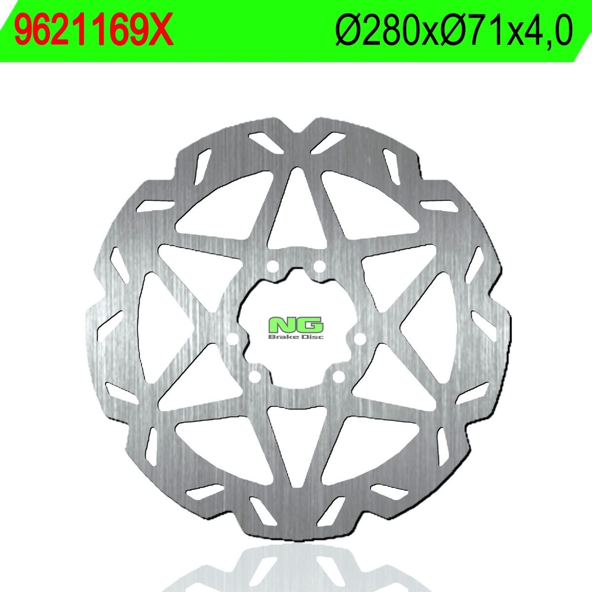 Disco de freno NG ondulado 1169X Ø280 x Ø71 x 4