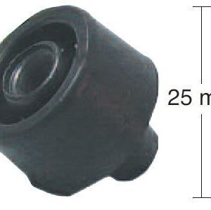 Tope de goma para caballete central 25mm