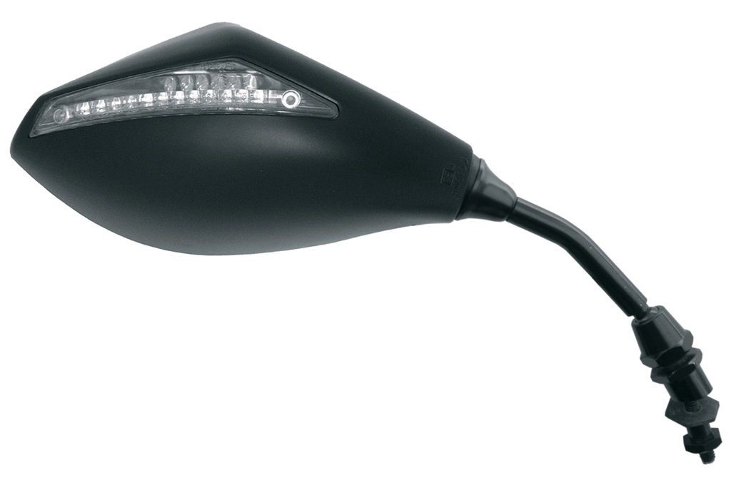 Espejo carenado Led ambar dcho