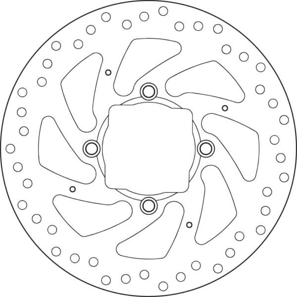 Disco de freno Brembo 68B407H2