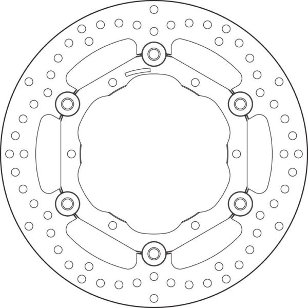 Disco de freno flotante Brembo 78B40813