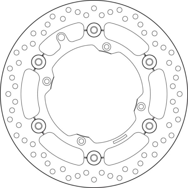 BETA - Disco de freno flotante Brembo 78B40814 -