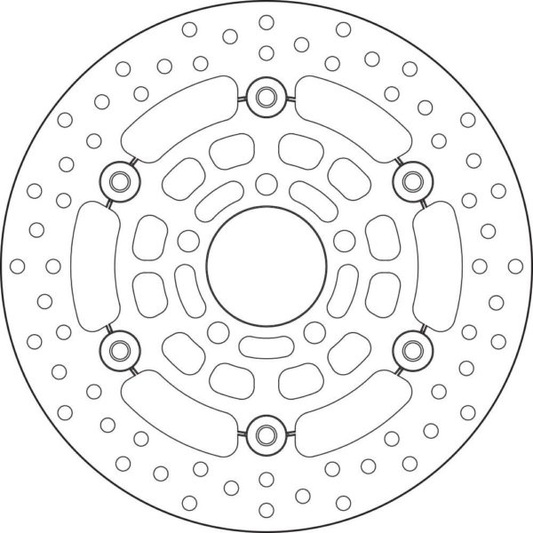 Disco de freno flotante Brembo 78B40819