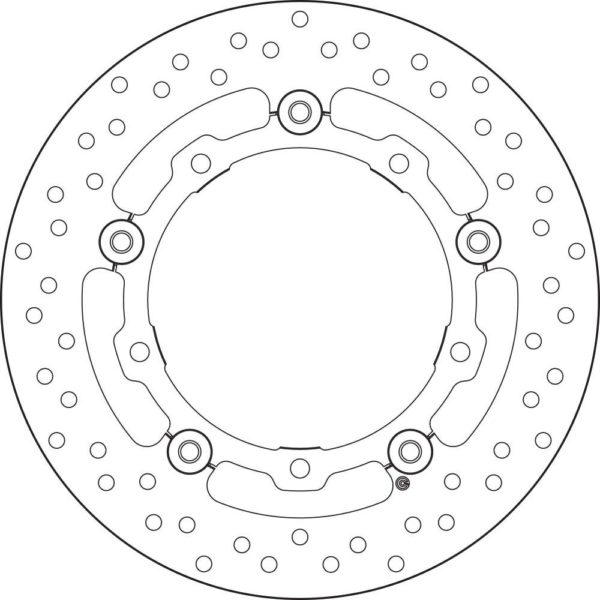 Disco de freno flotante Brembo 78B40835