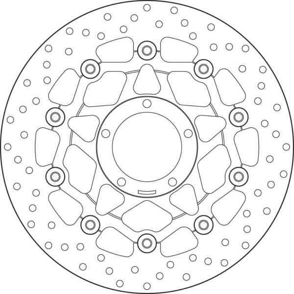 Disco de freno flotante Brembo 78B40845