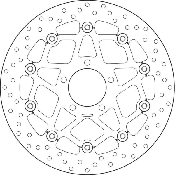 SUZUKI - Disco de freno flotante Brembo 78B40875 -