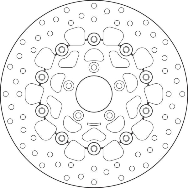 Disco de freno flotante Brembo 78B40891