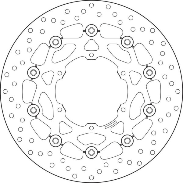 BMW - Disco de freno flotante Brembo 78B40896 -