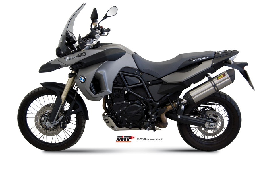 Mivv Suono acero inox, copa carbono BMW F 800 GS 2008+