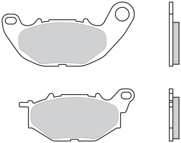 Pastillas de freno orgánicas Brembo 07YA52CC