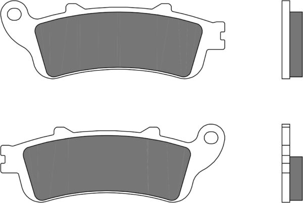 Pastillas de freno sinterizadas Brembo 07HO52SP