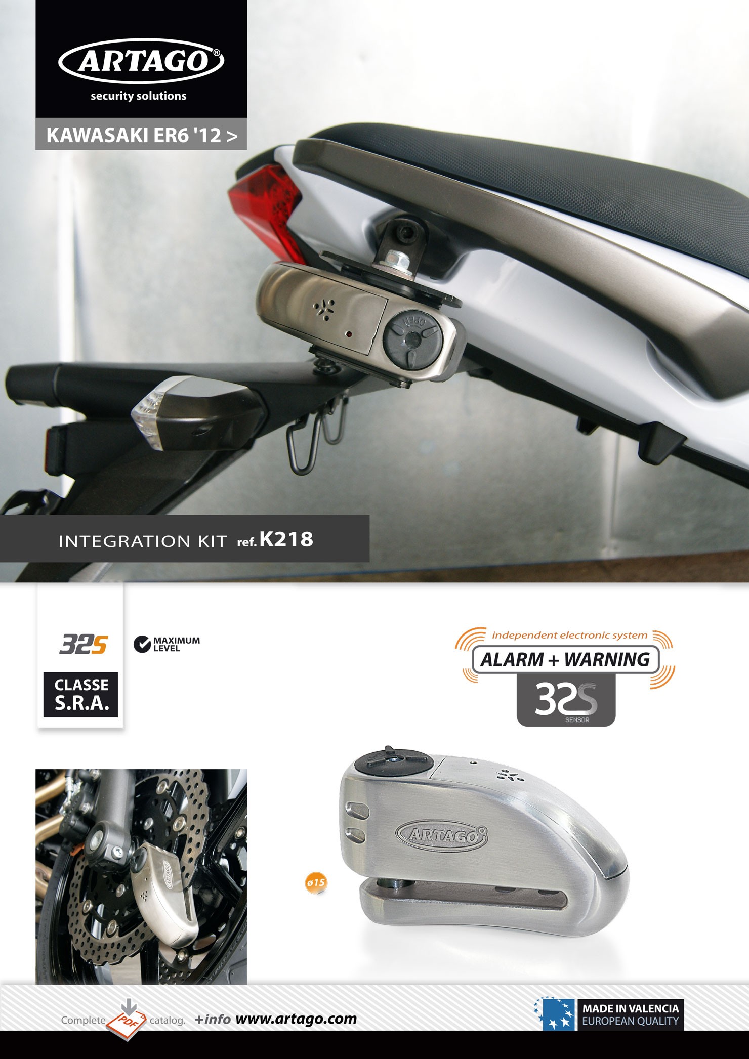 KIT  INTEGRACION KAWASAKI ER6-N '12