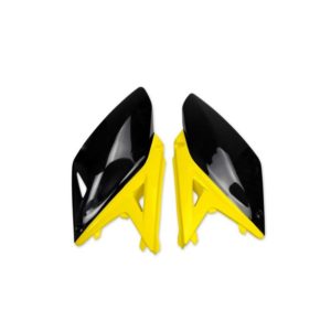 Paneles laterales traseros UFO Suzuki negro / amarillo SU04929-999