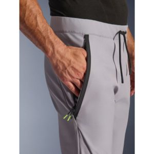 PANTALON ALPINESTARS AEROSHELL MID GRAY YELLOW FLUO