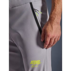 PANTALON ALPINESTARS AEROSHELL MID GRAY YELLOW FLUO