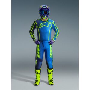 Pantalón Alpinestars FLUID APEX BLUE YELLOW FLUO