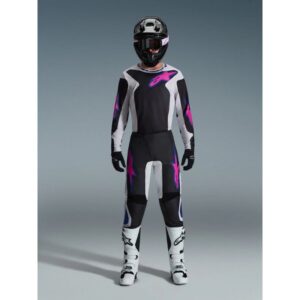 Pantalón Alpinestars FLUID GRID BLACK LIGHT GRAY PURPLE