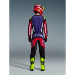 Pantalón Alpinestars FLUID GRID RED BLACK PURPLE